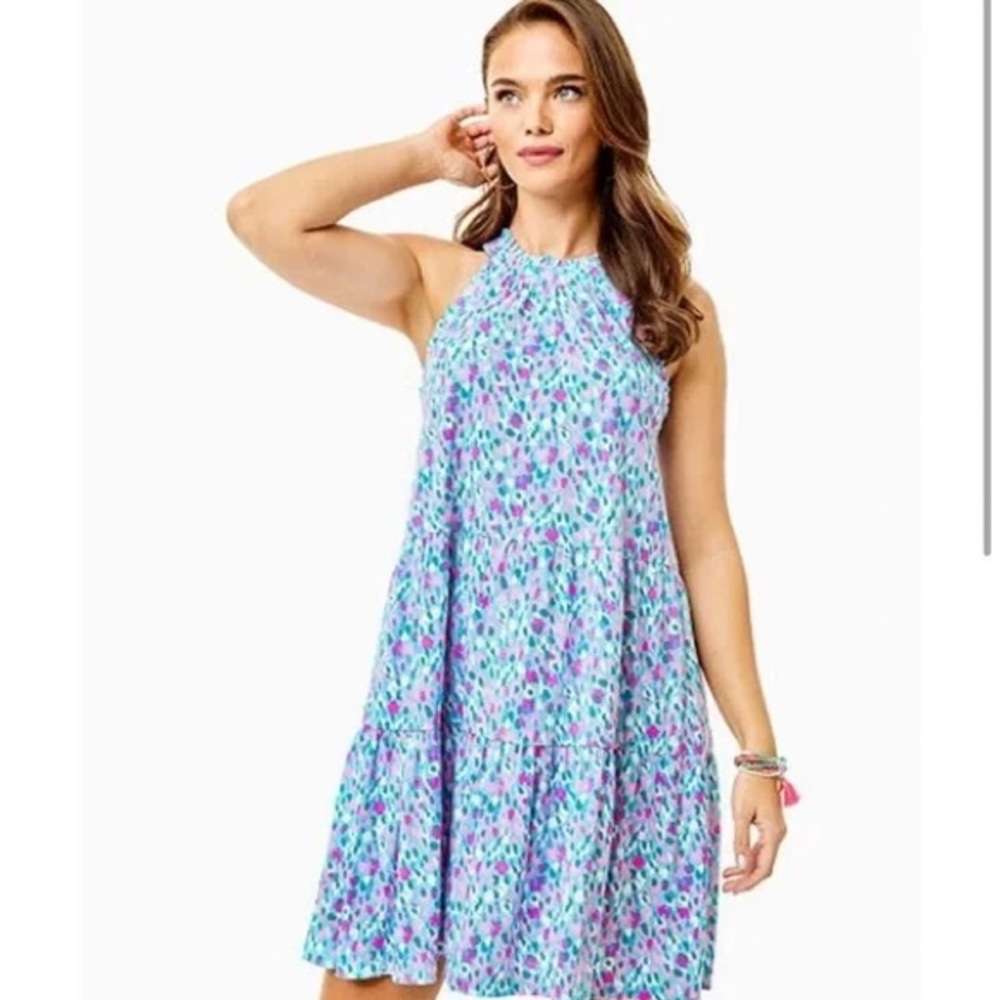 Colorful Patterned Dress - Picture 2 of 3